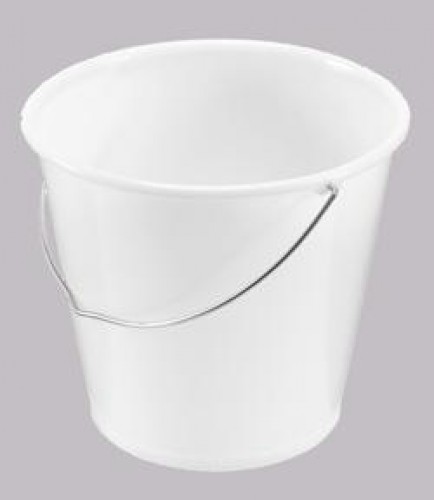 Bucket With Galvanized Handle