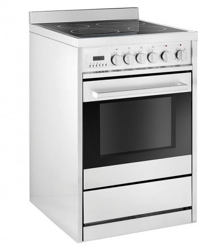 Ceramic range with 4 zones and electric oven 600x600x900mm