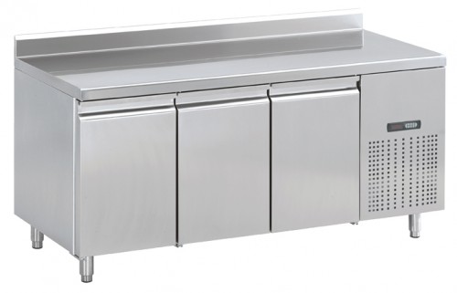 Freezer Counter, 1845X700X850Mm, With Upstand And 3 Doors