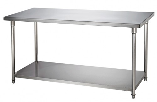 Work table, made of stainless steel, 1200x700x860mm