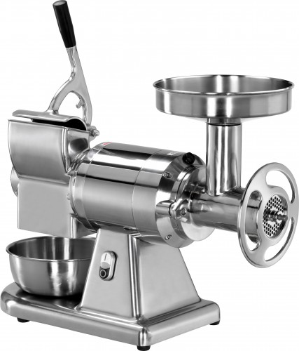 Meat mincer and cheese grater,  630 x 350 x 480 mm, 300 kg/h