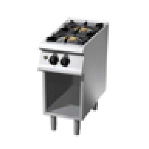 Gas stove with 2 burners, 400x700x860-900 mm