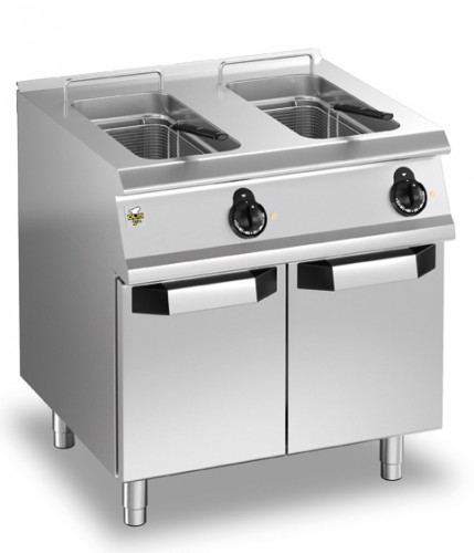 2-BASINS ELECTRIC DEEP FAT FRYER 15 LTS.