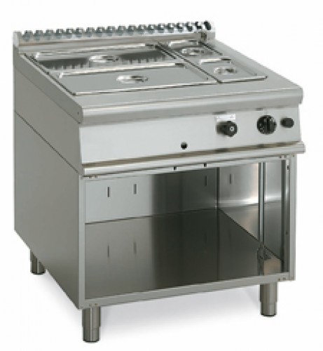 BAIN-MARIE A GAZ SUR PLACARD OUVERT