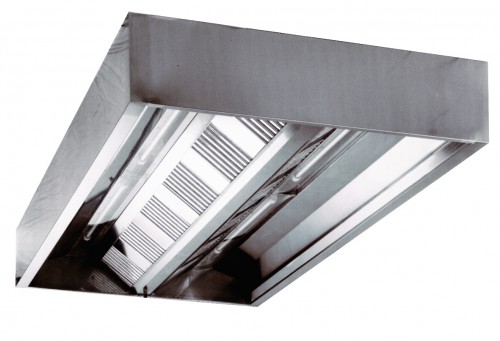 Wall mounted hood (box-form) 1800x1200x480 mm