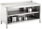 Work cupboard 700x600x850mm, made of stainless steel 1.4301