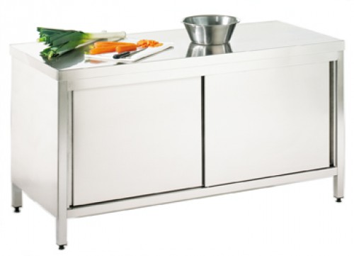 Cupboard, 900x700x850mm made of stainless steel 1.4301