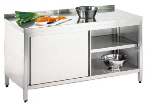 Cupboard, 900x700x850mm made of stainless steel 1.4301