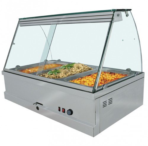 Bain-marie, 1070X700X850-1350Mm, Capacité : 3X1/1GN, 1500 W