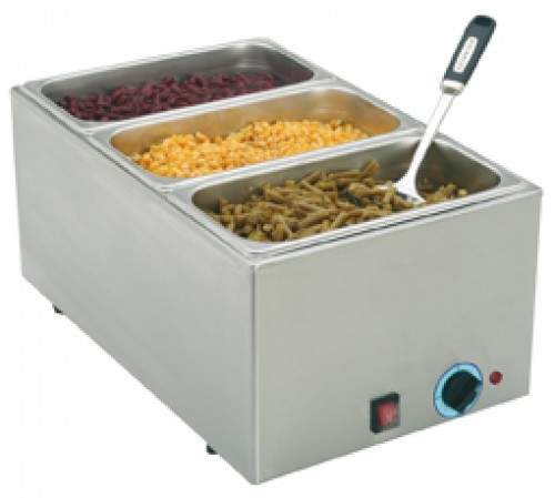 Bain-marie without outlet, 338x540x248 mm