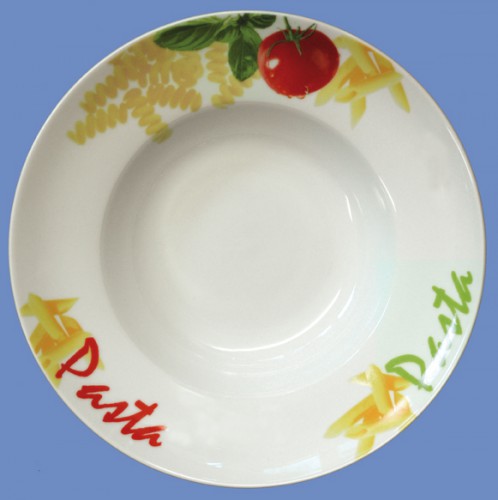 Pasta-/saladplates ? 270 mm, made of robust porcelain