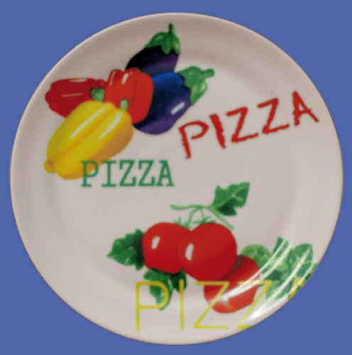 Pizza-plates, made of robust porcelain