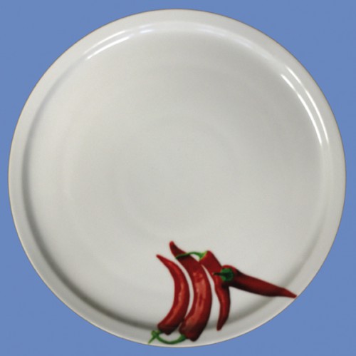 Pizza-plates, made of robust porcelain