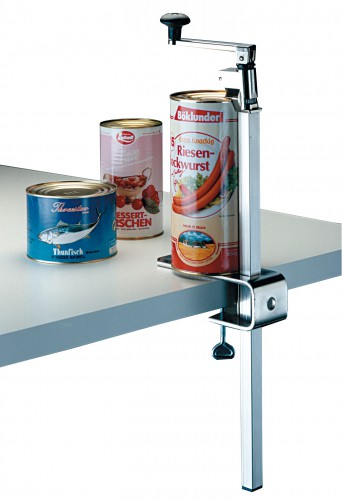 Can opener unit, 235x80x750mm, head, crank and knife holder