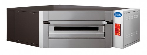 Pizza oven for corners, body made of steel, 1080x1080x600mm