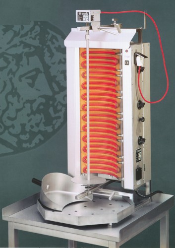 Grill électrique à gyros Potis EH, 330 x 420 x 605 mm