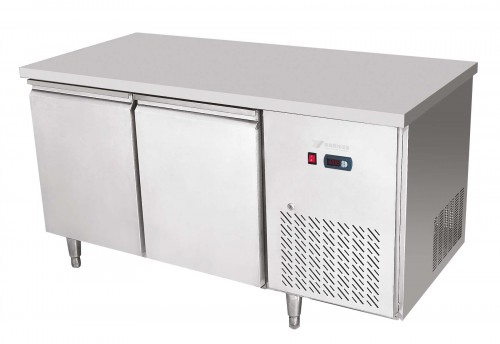 Freezer Counter, 2 Doors, 1390X700X850Mm, 2 Shelves, 400 W,