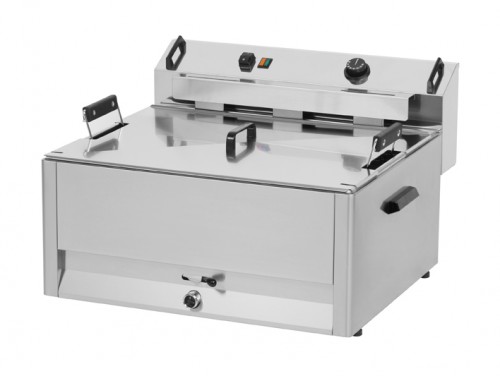 Pastries electric fryer, 540x450x370 mm, stainless steel