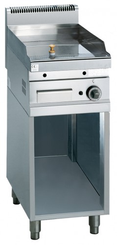 GAS HARD CHROME PLATED GRIDDLE WITH CABINET