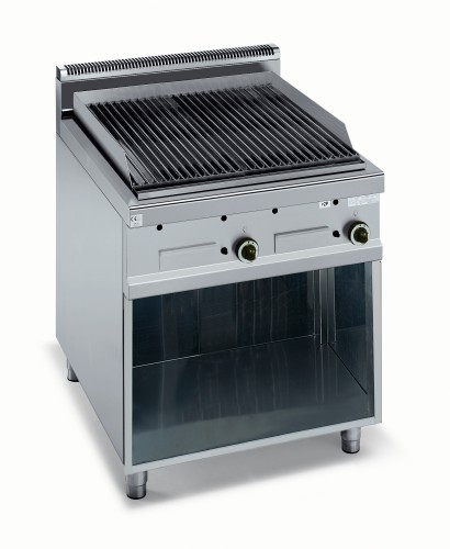 GAS LAVA STONE GRILLS ON CABINET