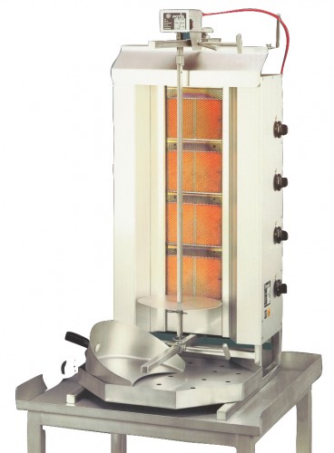 Grill à gyros Potis GD4, au gaz, 550 x 740 x 1120 mm