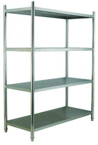 Rack 500 mm deep, made of stainless steel