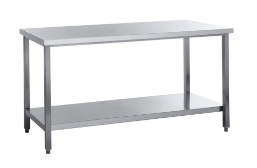 Work table, 1600x600x850mm, made of cns 18/10