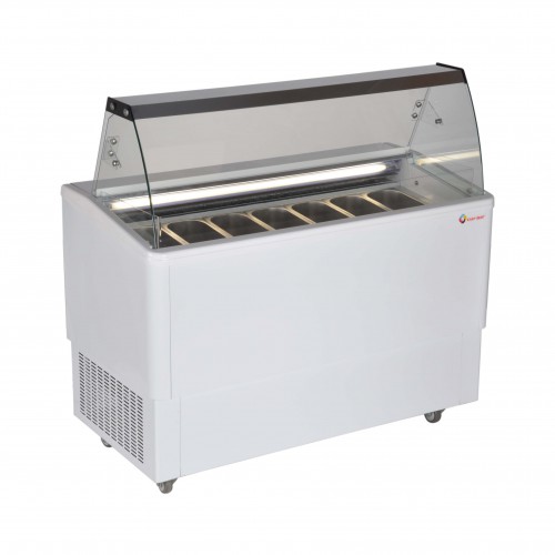 Ice cream display unit, 670x1194x1315 mm