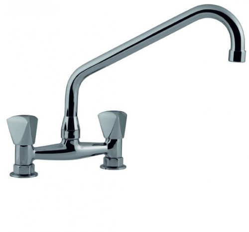 Twin hole control mixer tap 3/4"