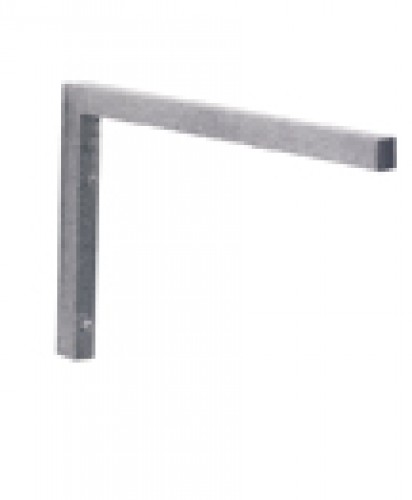 Stainless-steel support for wall shelves 200 mm