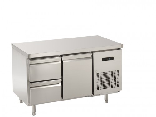 Counter without upstand, 1355x700x850 mm, convection cooling