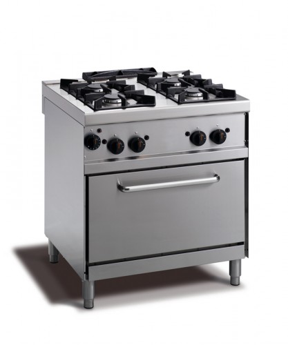 Range gas with 4 burners and gas oven