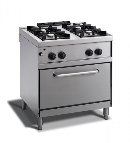 Range gas with 4 burners and gas oven