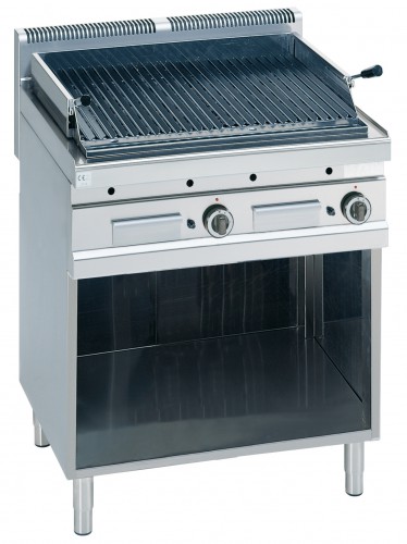 GAS CHARGRILL WITH CABINET - ADJUSTABLE INCLINATION 