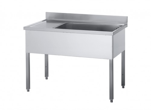 Sink unit made of stainless steel