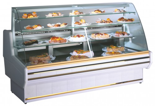 Refrigerated counter for pastries TEJO, 1450x980x1295 mm,