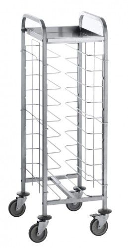 Trolleys for 10x trays welded