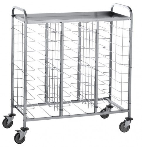 Trolleys for 30x trays welded