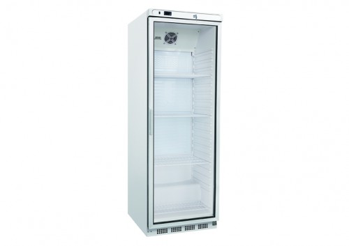 Cooler with glass door, capacity 350 l