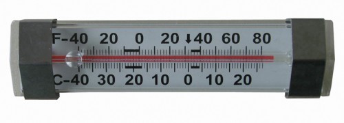 Cooler/freezer thermometer