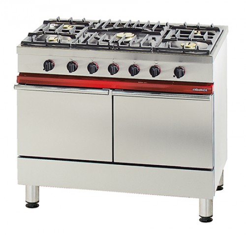 Gas stove Ambassade, 5BR, 2 electric oven