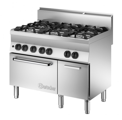 Gas stove 650, W1100, 6 Burners, gas oven