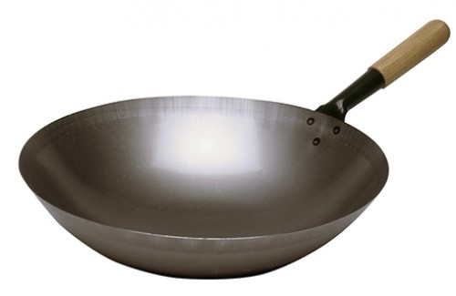 Wok pan steel, 360mm