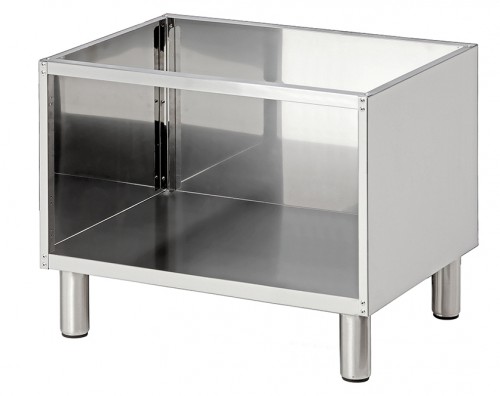 Open base unit, 650, W700, Stainless steel