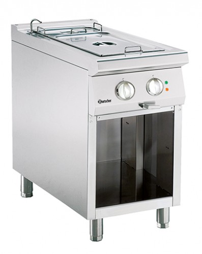 Bain Marie 900, L450, Soubassement ouvert