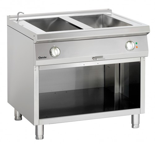 Bain Marie 900, L900, Soubassement ouvert