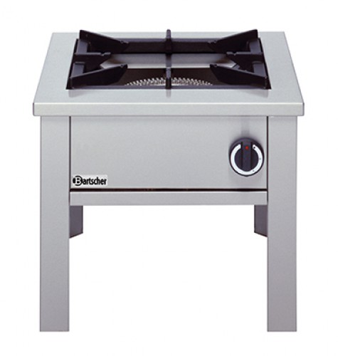 Gas stock-pot stove, 12,5 Kw, Stainless steel