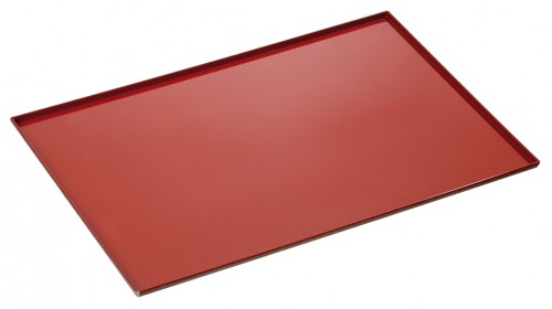 Baking tray with a silicone coating with 4 side rim, 1,5 mm thick