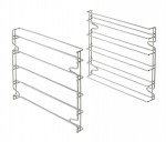 Guiding rails 5x 600x400, pair