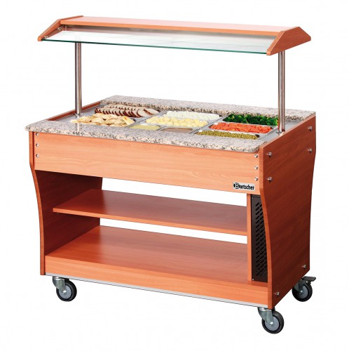 Chariot buffet chaud, 3x1/1GN, P150